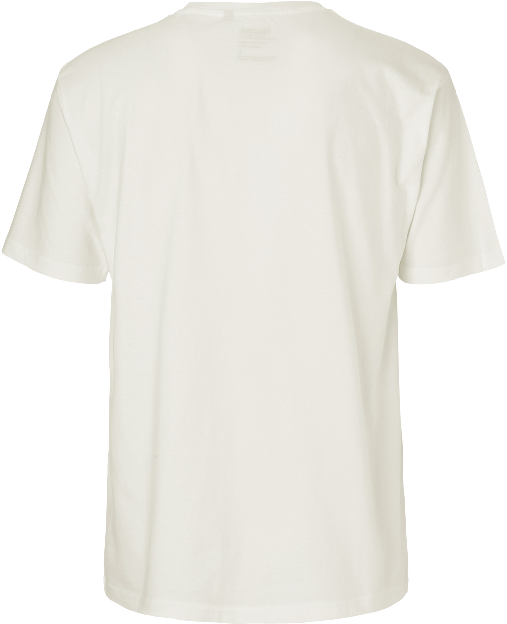 designladen T Shirt 01 nature unbleached, Männer, Motiv OAL Vektor blau, Bio Baumwolle, Faire Trade