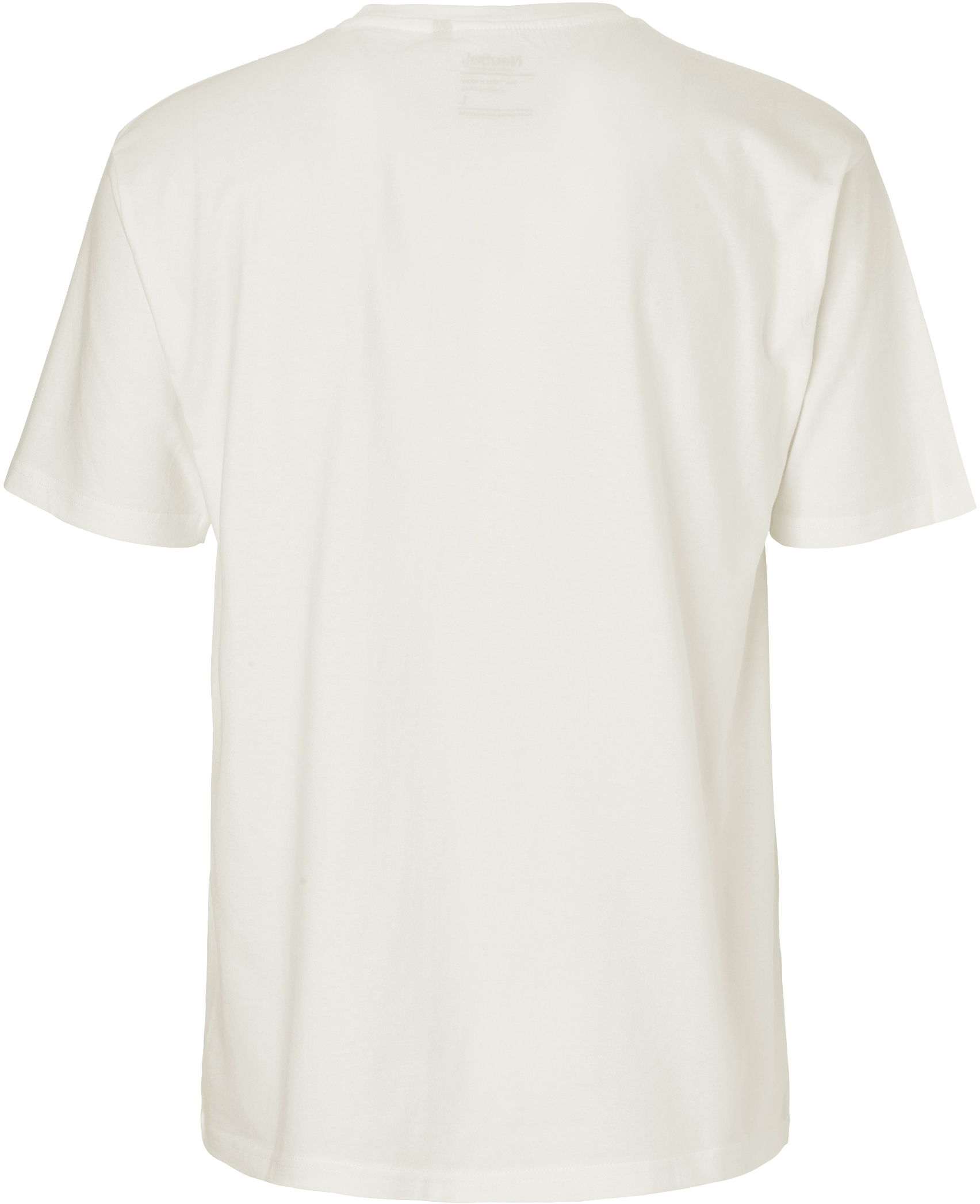 designladen T Shirt 01 nature unbleached, Männer, Motiv OAL Vektor blau, Bio Baumwolle, Faire Trade