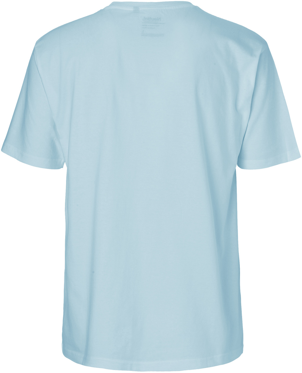 designladen T Shirt 01 light blue,  Männer, Motiv OAL Vektor blau, Bio Baumwolle, Faire Trade