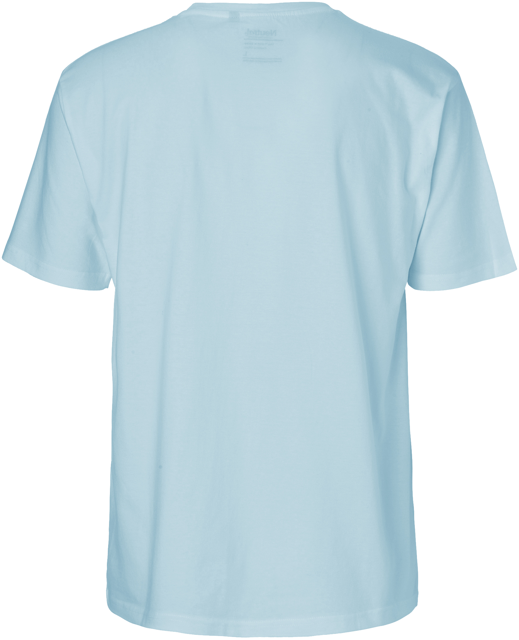 designladen T Shirt 01 light blue,  Männer, Motiv OAL Vektor blau, Bio Baumwolle, Faire Trade