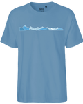 designladen T Shirt 01 dusty indigo, Männer, Motiv OAL Vektor blau, Bio Baumwolle, Faire Trade