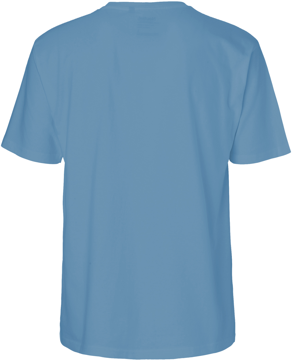 designladen T Shirt 01 dusty indigo, Männer, Motiv OAL Vektor blau, Bio Baumwolle, Faire Trade