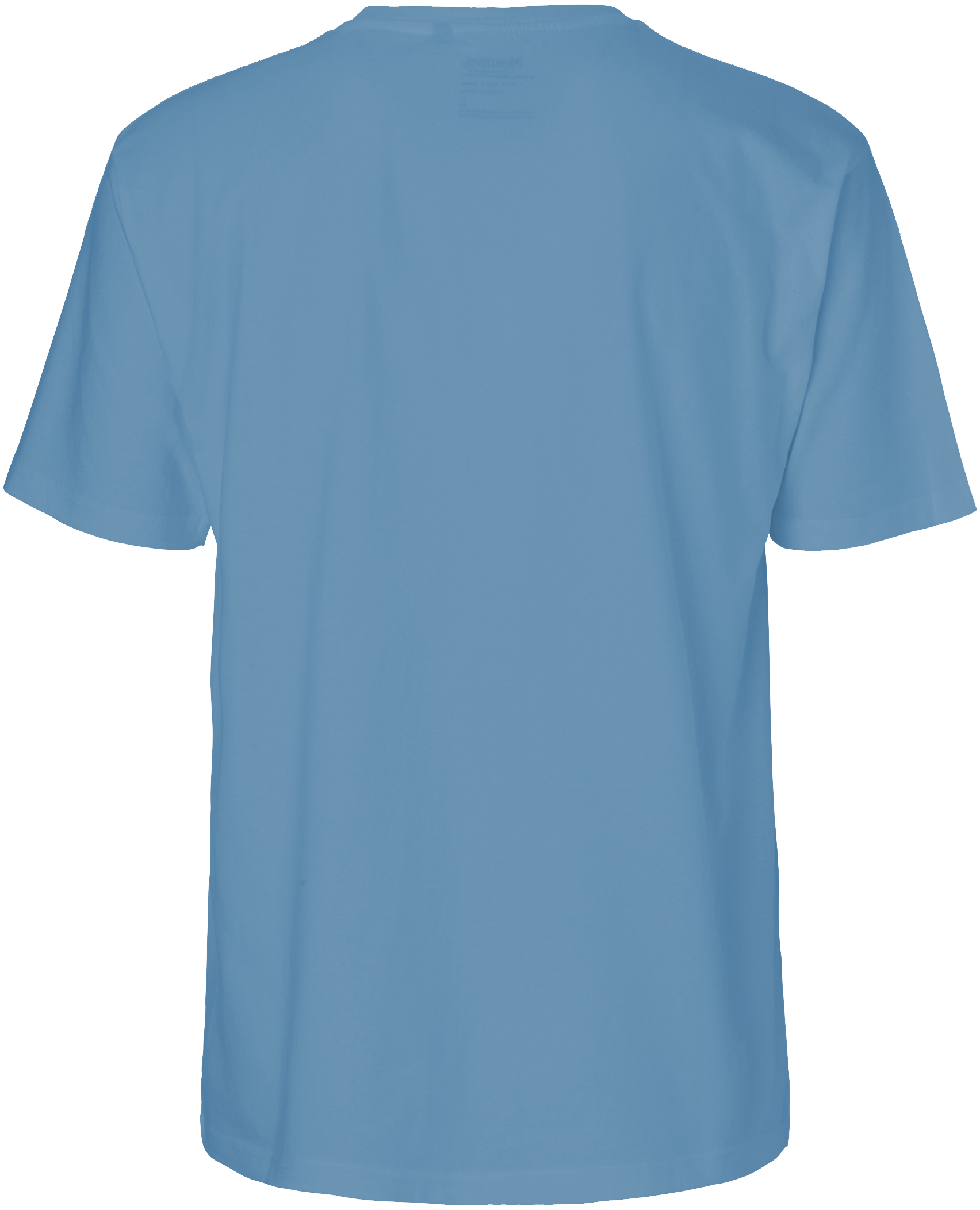 designladen T Shirt 01 dusty indigo, Männer, Motiv OAL Vektor blau, Bio Baumwolle, Faire Trade