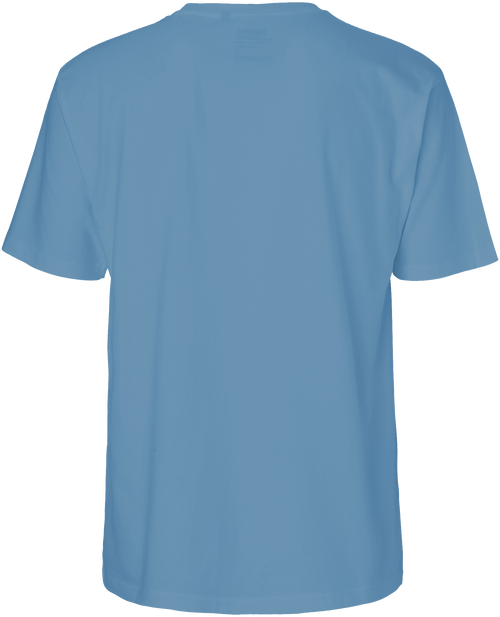 designladen T Shirt 01 dusty indigo, Männer, Motiv OAL Vektor blau, Bio Baumwolle, Faire Trade