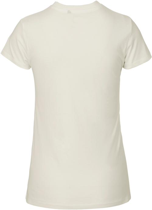 designladen T Shirt 01 nature unbleached, Frauen, Motiv OAL Vektor blau, Bio Baumwolle, Faire Trade