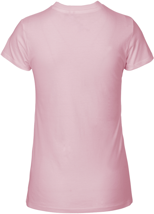 designladen T Shirt 01 light pink, Frauen, Motiv OAL Vektor blau, Bio Baumwolle, Faire Trade