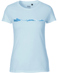 designladen T Shirt 01 light blue, Frauen, Motiv OAL Vektor blau, Bio Baumwolle, Faire Trade