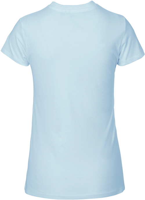 designladen T Shirt 01 light blue, Frauen, Motiv OAL Vektor blau, Bio Baumwolle, Faire Trade