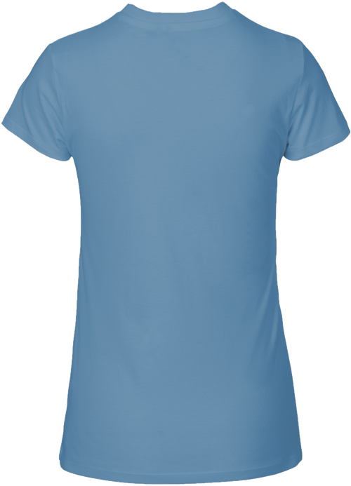 designladen T Shirt 01 dusty indigo, Frauen, Motiv OAL Vektor blau, Bio Baumwolle, Faire Trade