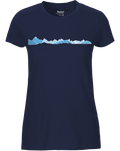 designladen T Shirt 01 navy, Frauen, Motiv OAL Vektor blau, Bio Baumwolle, Faire Trade