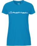 designladen T Shirt 01 sapphire, Frauen, Motiv OAL Vektor blau, Bio Baumwolle, Faire Trade
