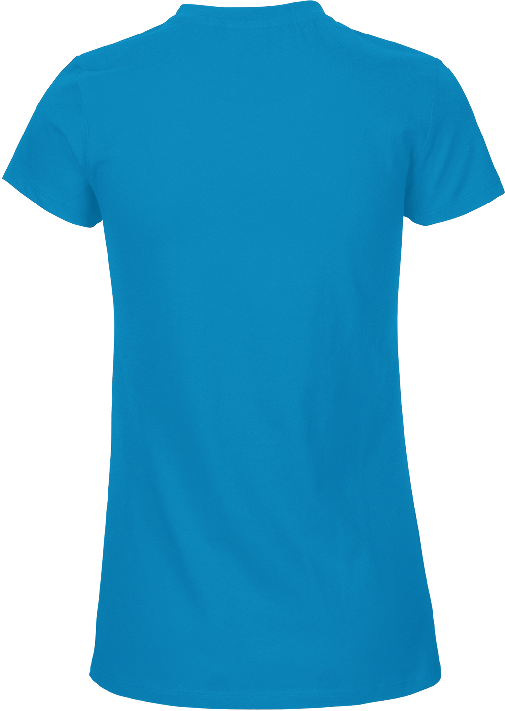 designladen T Shirt 01 sapphire, Frauen, Motiv OAL Vektor blau, Bio Baumwolle, Faire Trade