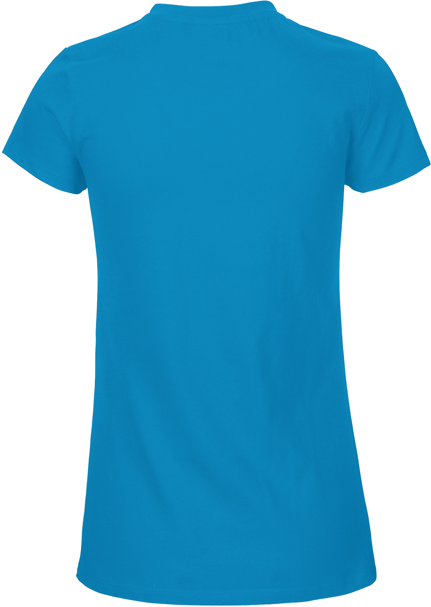 designladen T Shirt 01 sapphire, Frauen, Motiv OAL Vektor blau, Bio Baumwolle, Faire Trade