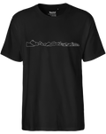 designladen T Shirt 02 black, Männer,  Motiv OAL Vektor weiß,Bio Baumwolle, Faire Trade