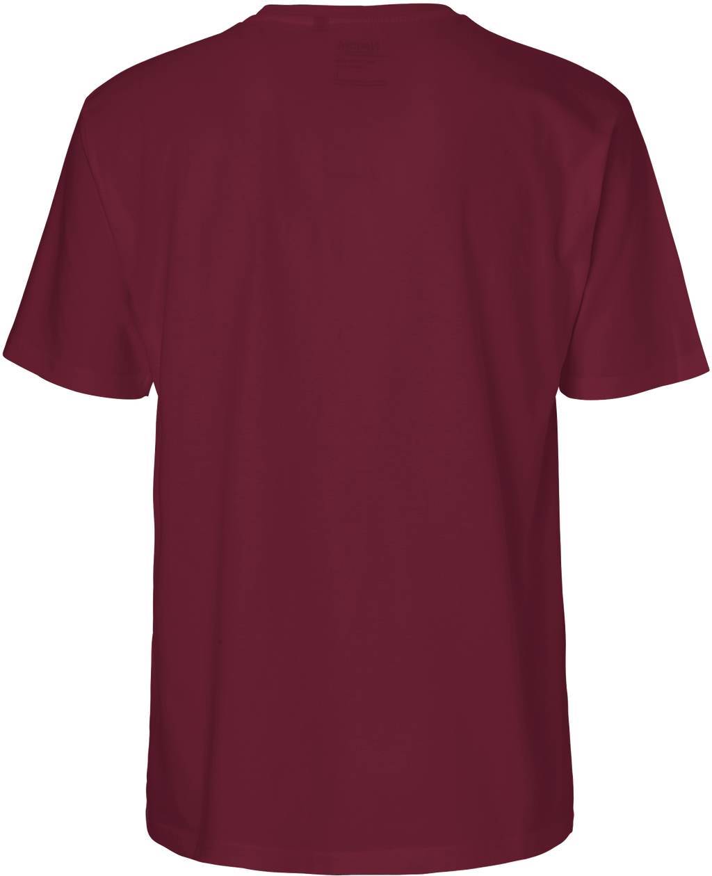 designladen T Shirt 02 bordeaux, Männer, Motiv OAL Vektor weiß,Bio Baumwolle, Faire Trade