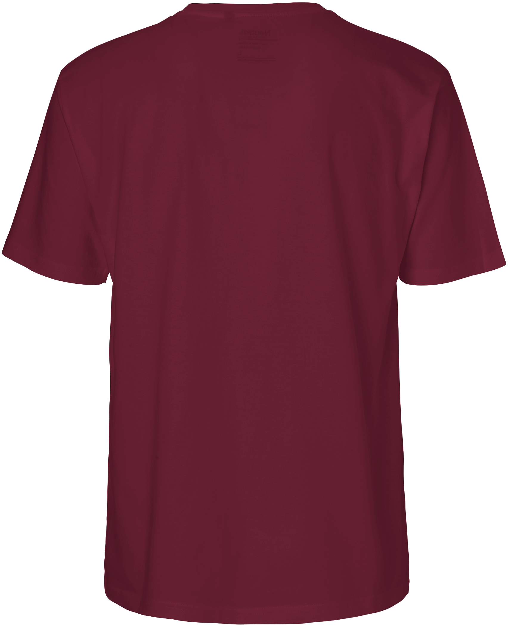 designladen T Shirt 02 bordeaux, Männer, Motiv OAL Vektor weiß,Bio Baumwolle, Faire Trade