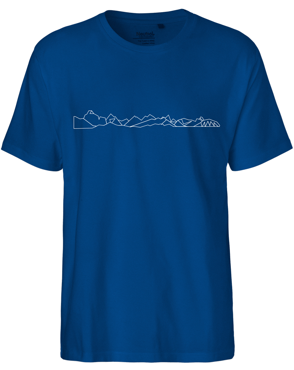 designladen T Shirt 02 royal, Männer, Motiv OAL Vektor weiß,Bio Baumwolle, Faire Trade