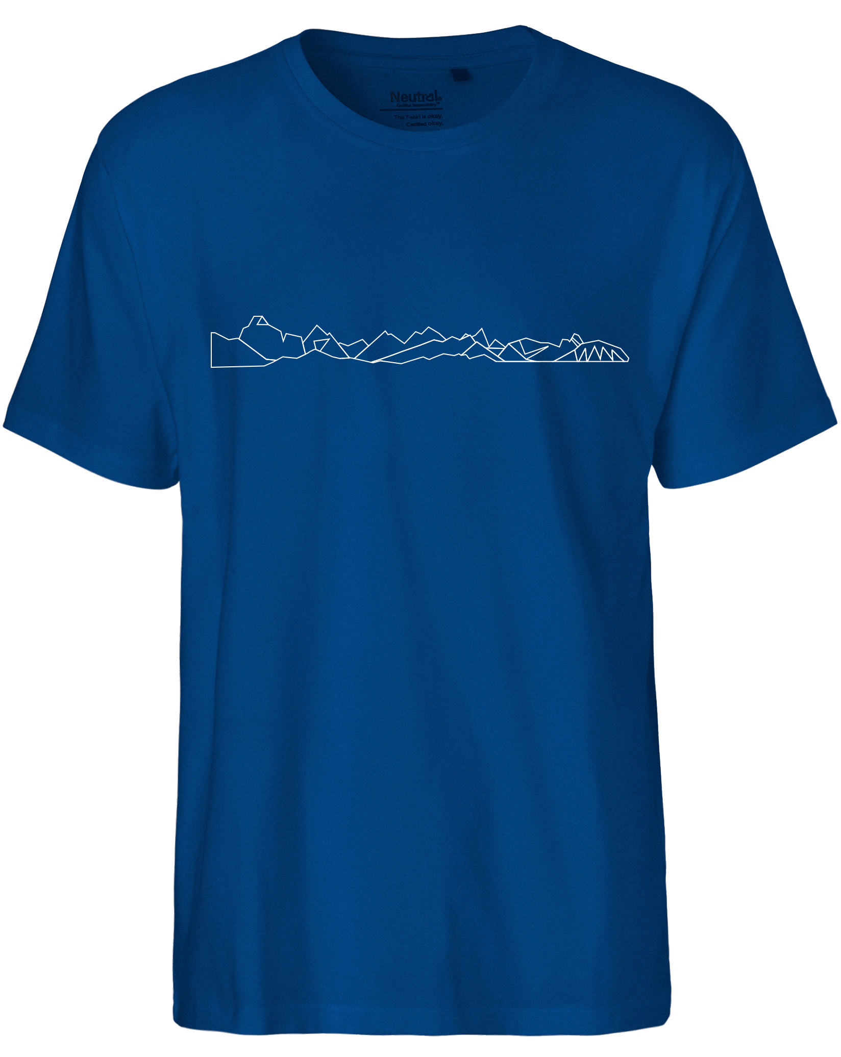 designladen T Shirt 02 royal, Männer, Motiv OAL Vektor weiß,Bio Baumwolle, Faire Trade
