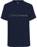 designladen T Shirt 02 navy, Männer, Motiv OAL Vektor weiß, Bio Baumwolle, Faire Trade