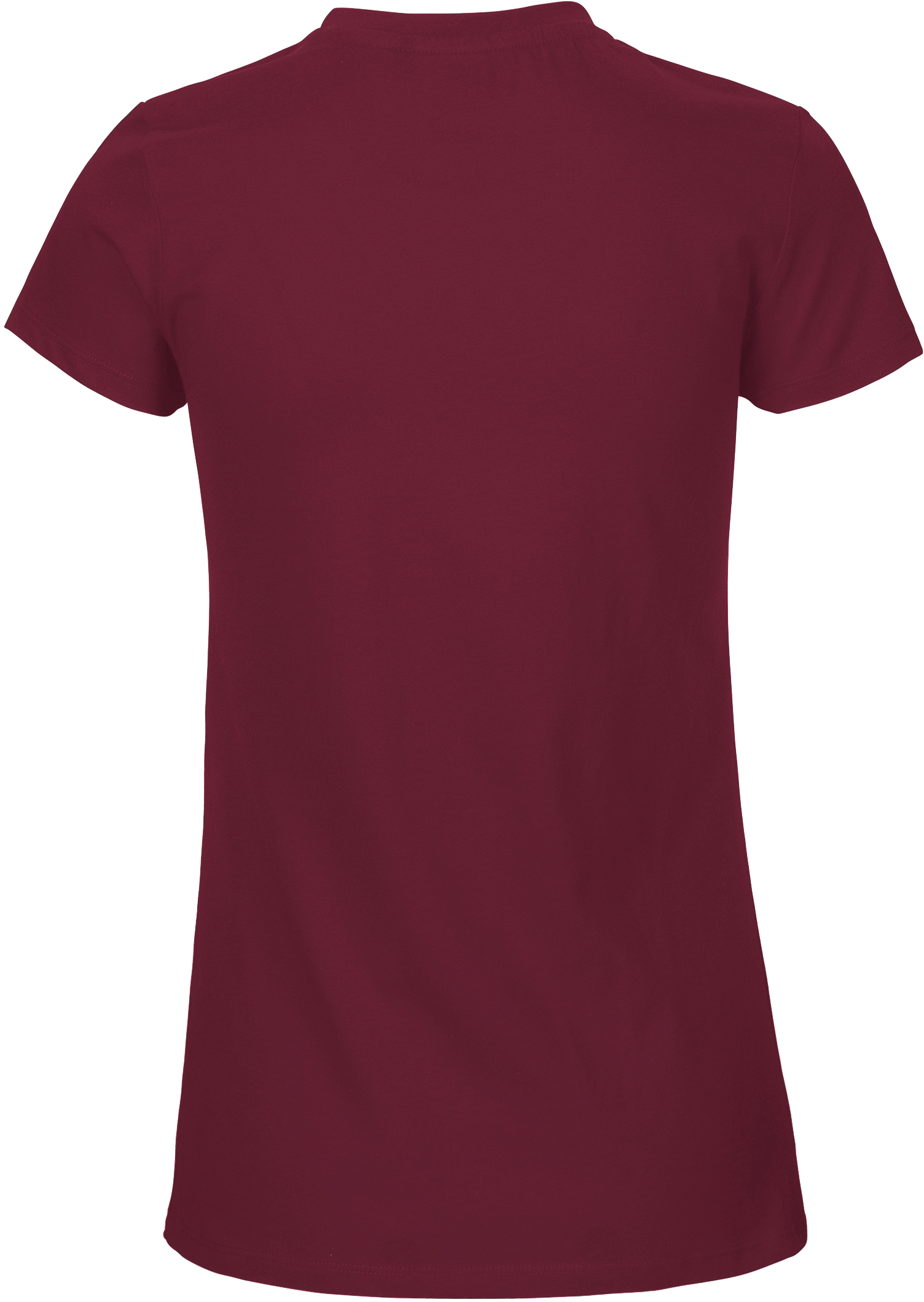 designladen T Shirt 02 bordeaux, Frauen, Motiv OAL Vektor weiß, Bio Baumwolle, Faire Trade